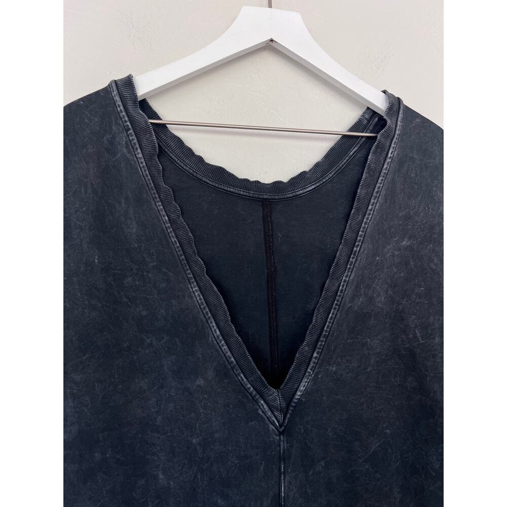 FP Movement Hot Shot Tee Romper Washed Black Pockets One Piece Size XL - Picture 7 of 11